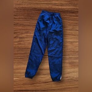 MacGregor‎ Nylon Jogging Pants size S blue sport pants  ankle zipper pockets